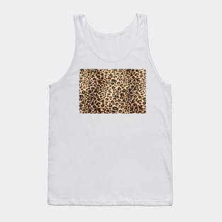 Leopard Faux Fur Tank Top